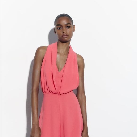 ZARA SHORT HALTER JUMPSUIT - Picture 11 of 11